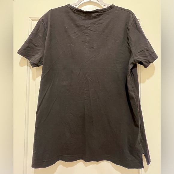 PINK Victoria’s Secret Large short sleeve strappy black & white Logo T-shirt - Picture 2 of 4